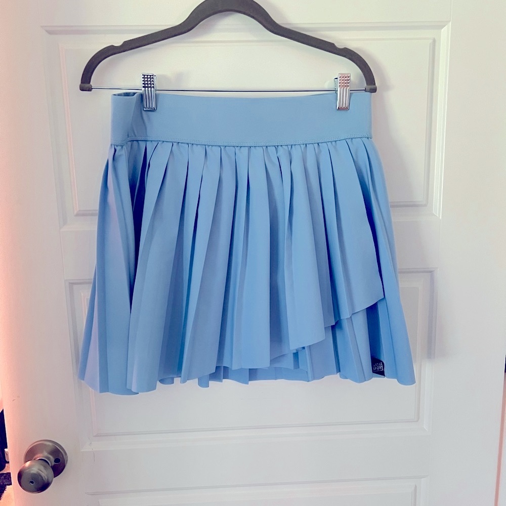 Justice Vibrant Blue Pleated Skirt